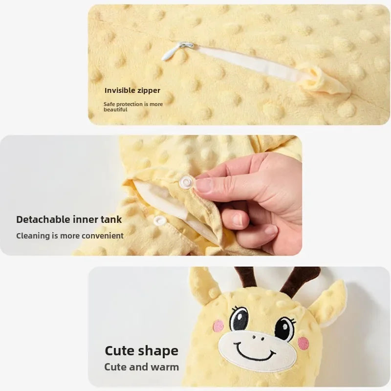 Baby-Schlaf-Patting-Puppe mit beruhigender Handflächenfernbedienung, elektrisches Baby-Handkissen, beruhigendes Handflächenklopfen als Geschenk für Kleinkinder